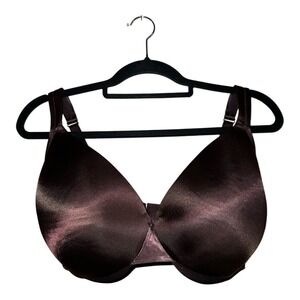 Cacique Bra‎ 36H Brown Full Coverage Adjustable Straps Hook And Eye Closure